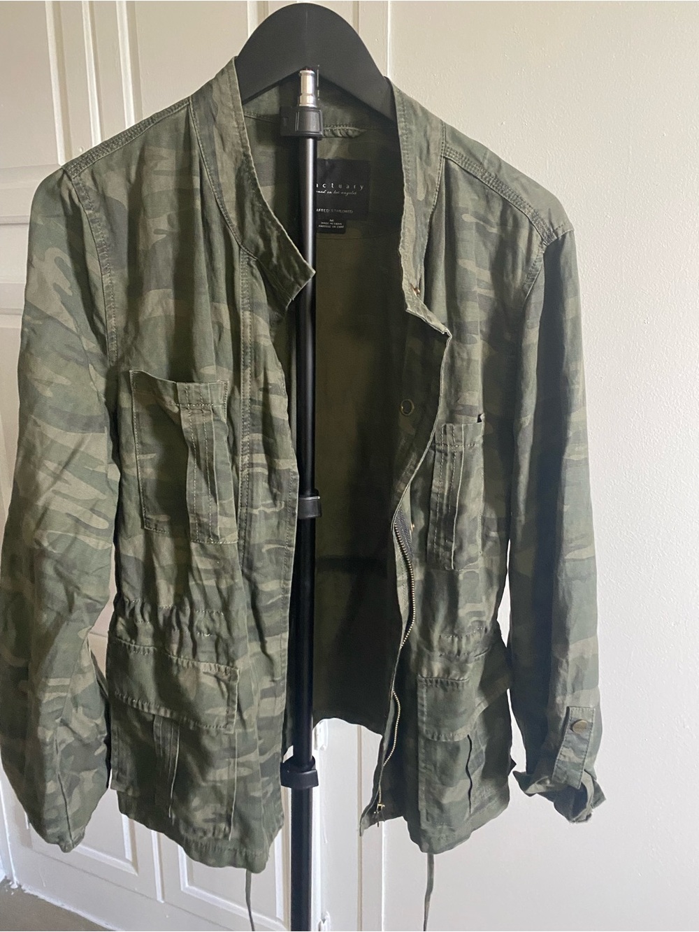 Sanctuary Olive Green Camo Field Jacket